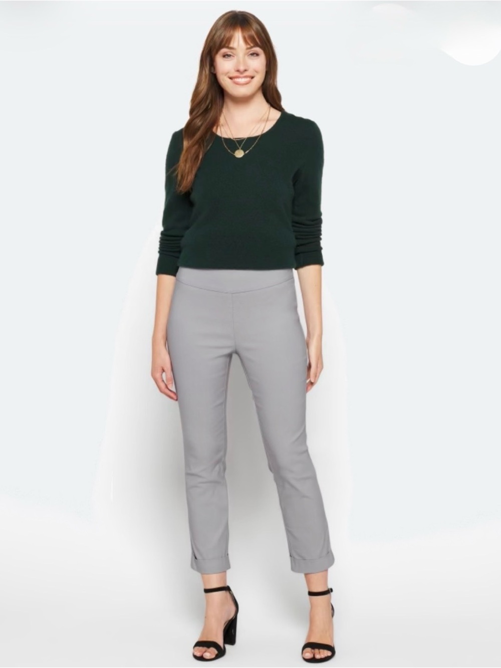 Tribal Fia Cuffed Crop Trouser- Sz 8